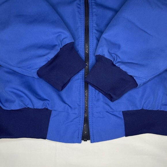 Vintage IDITAROD ALASKA Wolf Sled Dog Fleece Lined Snow Jacket Made in USA Large - Picture 7 of 12